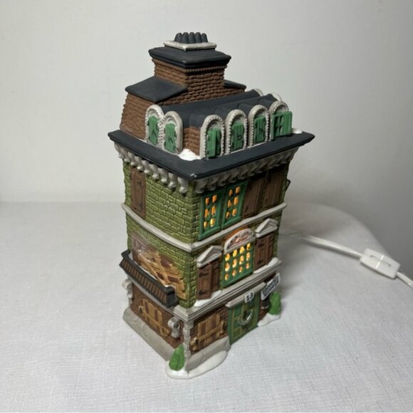 Dept56 Heritage Village Collection The Flat of Ebenezer Scrooge 1989 - Picture 4 of 9